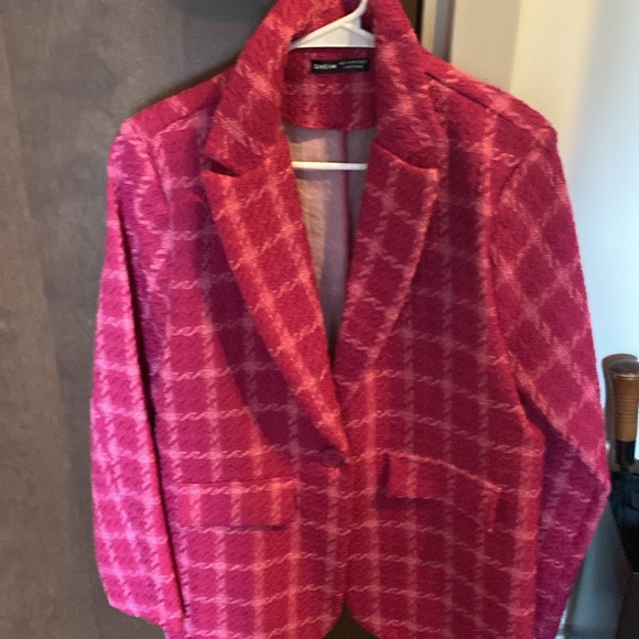 SHEIN Women’s Pink Colorful Blazer Brand New - Picture 5 of 6
